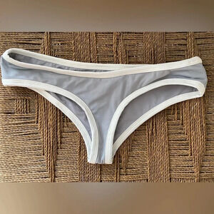 Marysia Swim Bikini Bottom Women’s XS Gray White